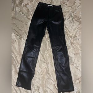 Zara leather pants size 4 buttery soft!